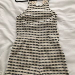 Plaid romper
